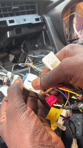 Car radio installation