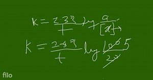 The half life period of a radioactive substance is 69.3 minutes... | Filo