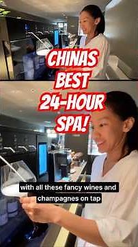 We spent 24 hours in a 5-star Chinese Spa #shorts #china