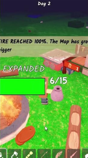 getting MAX LEVEL CAMPFIRE at only DAY 4 in roblox 99 nights in the forest