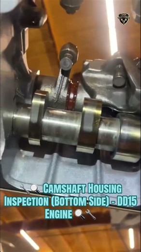 🔧🔍 Camshaft Housing Inspection (Bottom Side) – DD15 Engine 🔍🔧