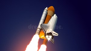 Space Shuttle Launch stock video. Video of flight, external - 46932681