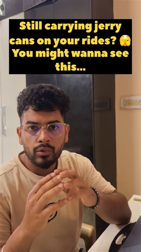 Still using jerry cans? Time to upgrade. Bought this Desert Fox fuel bladder from @bigbadbikes literally saved me on my recent trip — light, durable, and no fuel spills. Would you trust a fuel bladder on your next adventure ride? ⛽🏍️ Let’s talk smart packing below 👇[Desert Fox fuel bladder review, Desert Fox fuel bladder India, motorcycle fuel bladder, adventure bike fuel storage, offroad fuel bladder, Desert Fox 6L fuel pack, best motorcycle fuel solution, soft fuel container for bikes, adv t