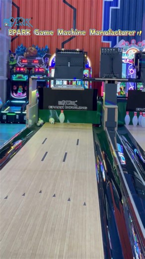 Bowling Machine - Strike & Spare Fun!Glowing lanes #arcade #machine #factory #bowling #arcadegames