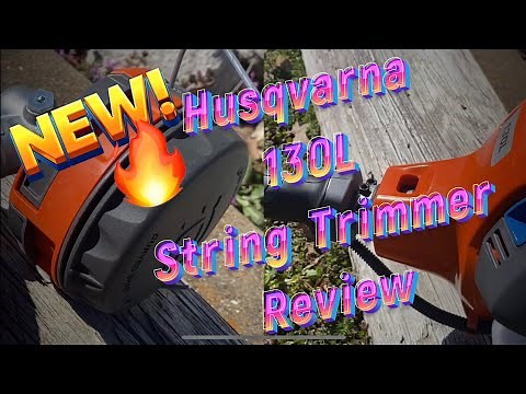 New Husqvarna 130L String Trimmer review #shoalsoutdoorsports #husqvarna #weedeater#stringtrimmer