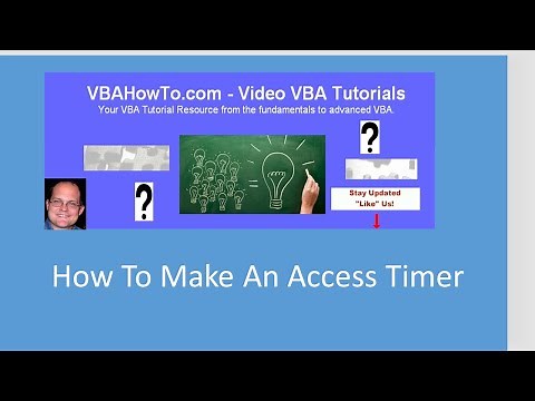 How To Make An Access Timer