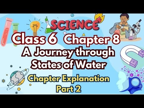 "A Journey Through States of Water | Class 6 Science Chapter 8 part 2 Explained | Curiosity Ncert