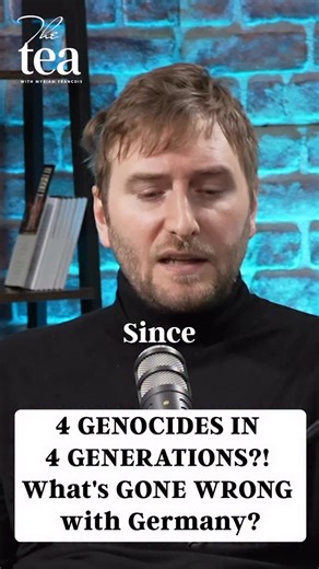 @thetea_with_myriamfrancois on Instagram: "Germany claims it has learned from history — but history tells a different story. This week on The Tea, journalist and podcaster James Jackson breaks down a chilling pattern: across four generations, Germany has been implicated in four genocides — from the Herero and Nama in Namibia, to complicity in the Armenian genocide, to the Holocaust, and now Gaza. James argues this isn’t a coincidence, but culture: a rigid moralism that casts Germany as eternally