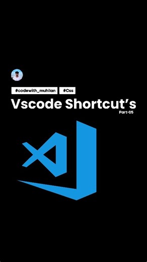 ＭＵＨＩＬＡＮ on Instagram: "Vscode Shortcut's Part-05...🧠 Visit LightswindUI🔥 - "lightswind.com" Buy my Ebook - https://codewithmuhilan.com/ebook Dm us for Website Development Services✨ - (Whatsapp - +91 8838299264) (Mail - Muhilan6601@outlook.com) TAGS: #muhilandevcommunity #coding #webdevelopment #css #lightswindui #codewith_muhilan"