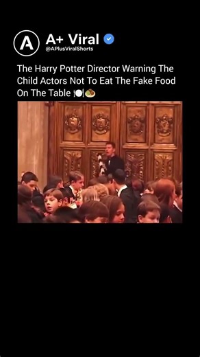 Harry Potter Director Warns Child Actors Not To Eat Fake Food