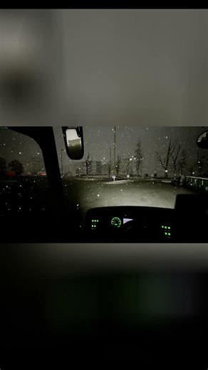 Fernbus Graphics Test Max Settings Snow Gameplay #shorts
