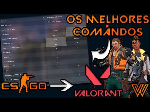 As MELHORES TECLAS de ATALHO (COMANDO) para jogar VALORANT se você MIGROU do CSGO!