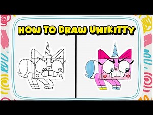 How to Draw Unikitty – Fun Cartoon Drawing Step-by-Step