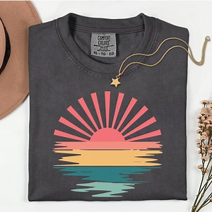 Comfort Colors® Summer Vibes Tshirt, Neon Trendy Summer Shirt, Summer Shirt, Distressed Beach Tee, 2025 Trendy Women's Shirt, Sunshine Shirt - Etsy