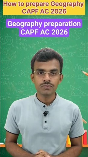 geography preparation calf ac 2026 #geographycapfac #capfacgeography