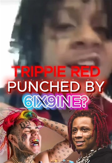 TRIPPIE punched by 6ix9ine 🥊🌈#6ix9ine #trippieredd #rap #fight #news | trippieredd