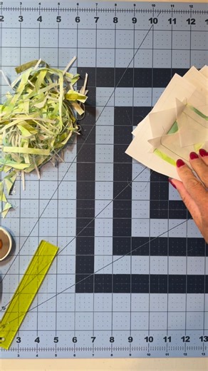 Trim time! I love making foundation paper pieced quilt blocks. I can’t wait to start laying out the blocks. Hoping to make enough squares to make a throw sized quilt. #quiltersgonnaquilt #foundationpaperpieced #quiltblocks #sewingismysuperpower #craftymomma | Sew Happy Quilting