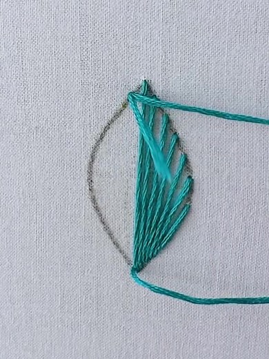 Leaf embroidery design, beautiful embroidery, best reel | Embroidery Work ABC