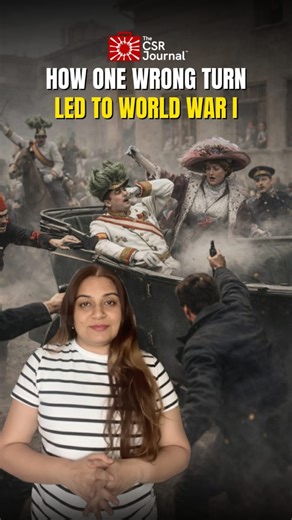 34K views · 3.5K reactions | In 1914, Europe was a powder keg. But it wasn't a treaty or an invasion that set it off—it was a driver getting lost. After surviving a bomb earlier that day, Archduke Franz Ferdinand’s car took a wrong turn and stalled right in front of his assassin. Two shots later, the world was at war. Watch the full video breakdown of this incredible story. Ft @tea.hacker #History #WWI #WorldWar1 #MindBlowingFacts #TheButterflyEffect | The CSR Journal | Facebook