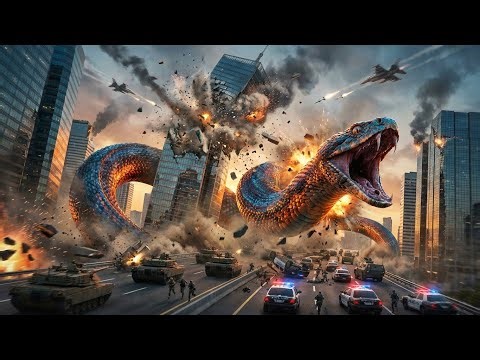Giant PYTHON DESTROYS City! 😱 Soldiers Fight Back in Final Rescue Mission! 🔥