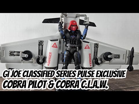 REVIEW: GI Joe Classified Series Cobra Pilot & C.L.A.W. - Pulse Exclusive Covert Light Aerial Weapon