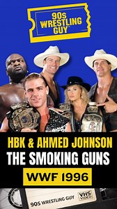 WWF Tag Team Title Match The Smoking Gunns(C) vs WWF Champion Shawn Michaels & WWF Intercontinental Champion Ahmed Johnson WWF RAW 1996 *Ron Simmons’ WWF Debut #WWF #WWE #WWERaw #90s #ShawnMichaels #AhmedJohnson #SmokingGuns #Sunny #Wrestling | 90s Wrestling Guy