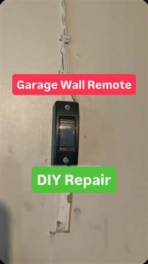Adrian Gonzalez on Instagram: "Garage Door Wall Remote Not Working? Solve It in 2 Minutes #agsquared #homeownership #diy #chamberlain"