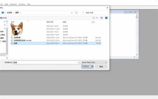 如何将excel中的数据导入winrats