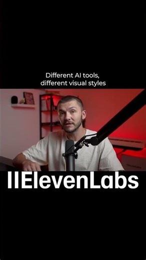 Different AI tools, different visual styles‪@elevenlabsio‬