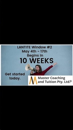 LANTITE Window #2 starts in 10 weeks. Start preparing now.