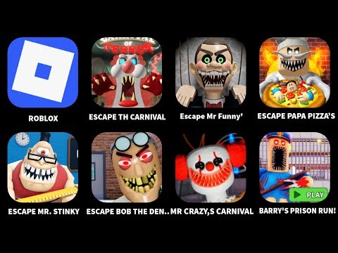 ROBLOX HARD MODE: GUMPY GRAN, ALIEN BARRY, DHUUR'S DUNGEON, TEAM OBBY, ESCAPE MR. STINKY DETENTION!