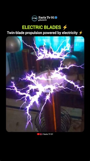 Twin-Blade Propulsion Using High Voltage ⚡🔥