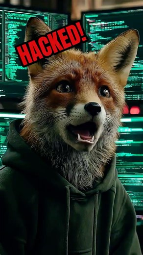 Hacker Fox in the Matrix?! 🦊💻