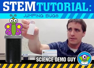 FREE Elementary & Middle School STEM Activity Tutorial: Jumping Bugs