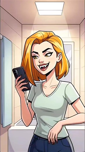 Timeless Stories on Instagram: "The story of Madison who wanted vampire teeth so she filed them down with a nail file and ended up with teeth Sharp like a piranha #storytelling #timelesstories"