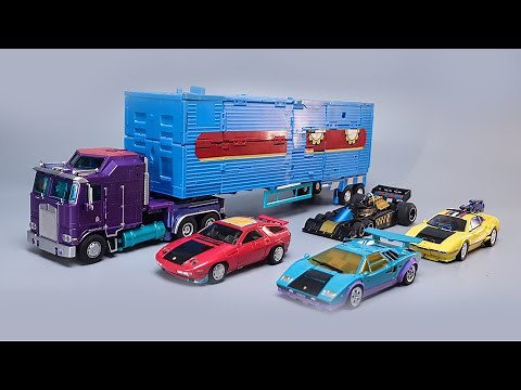 GTA:Stunticons！Transformers X-transbots Monlith（Menasor）stop motion animation.
