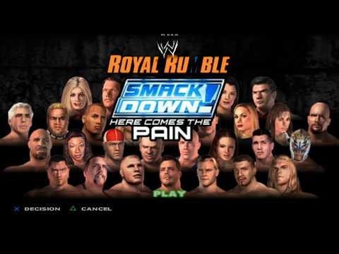 WWE SmackDown! Here Comes The Pain - Royal Rumble Match Gameplay (PS2)