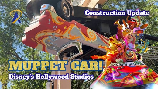Muppets! New paint job & construction update at Rock 'n' Roller Coaster - Disney's Hollywood Studios