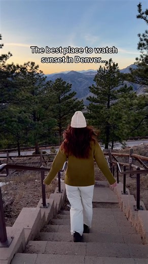This is one of the best places to watch the sunset near Denver 🌄 Perched above Golden, Lookout Mountain Park gives sweeping views of the Front Range and downtown Denver without needing to hike! It’s one of our favorite spots for a quick after work sunset. We love visiting Golden after for dinner. 📍 Lookout Mountain Park (just 25 minutes from Denver) ⏰ Best time: arrive 30–45 min before sunset 💡 Tip: it gets windy, bring layers Stay on designated paths, be mindful of others sharing the space, 