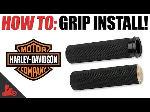How To Install Grips on a Motorcycle!