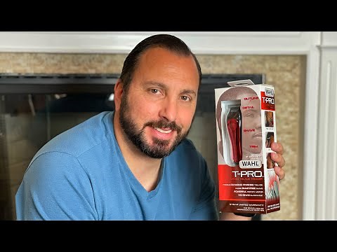 Wahl T-Pro Corded T-Blade Trimmer Review, Unboxing, & Demo | Lineup Your Beard Or Hairline