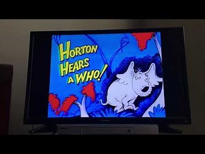 Opening And Closing To Dr Seuss: Horton Hears A Who! 1992 VHS