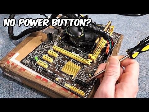 How to Power on a Motherboard Without a Power Button