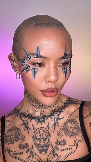 Mei Pang | Painting some metal spikes!!! I think adding the shadows really made it 💕 • • • @colourpopcosmetics stone fox palette... | Instagram