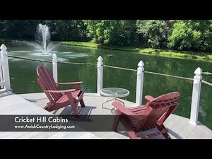 Cricket Hill Cabins lodging in Ohio Amish Country