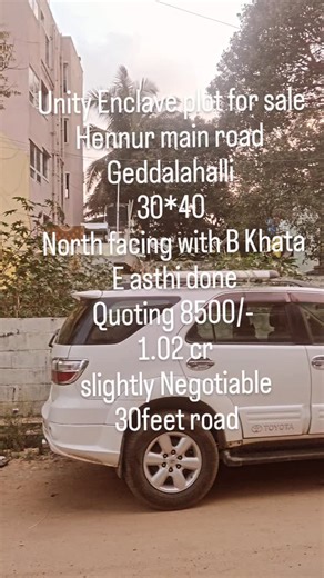 Infinity Property co on Instagram: "Live Where the Future is Building! North Bengaluru’s Next Big Hub. 🌟 Tired of long commutes? Invest in a lifestyle of convenience! This North-facing 30x40 plot in Unity Enclave, Geddalahalli is surrounded by massive upcoming developments. 📍 Unbeatable Connectivity & Surroundings: 🚀 Tech Centers: Minutes away from Manyata Tech Park and the upcoming DivyaSree Avance IT Park! 🏥 Healthcare: Stone's throw from Sparsh Hospital, Aster CMI, and Cloudnine. 🛍️ Life