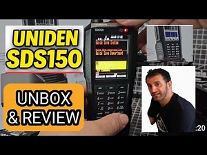 Uniden SDS150 Unbox & Overview