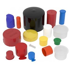 [Hot Item] Auto Parts Protector Round Rubber Products Plastic Threaded Cable Wire End Plug Cap Thread PVC Pipe Cap Plastic Tube End Cap Plastic Cap