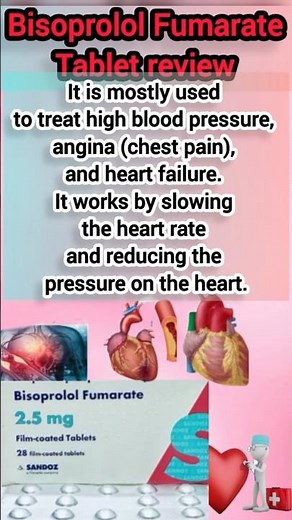 Bisoprolol Fumarate 2.5mg Tablet | Uses, Side Effects & Dosage | Malik Medicine 💊