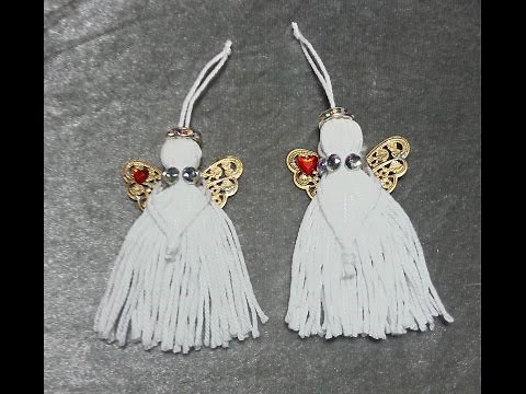 DIY~Make Adorable Tassel Angel Ornaments!